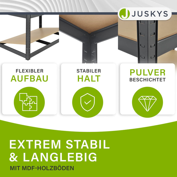 Lagerregal Basic 200 x 100 x 60 cm